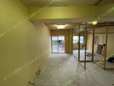 原状回復工事が完了し、空になった室内